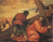 Veronese and Studio rJesus Falls under the Weight of the Cross (mk05) Spain oil painting artist